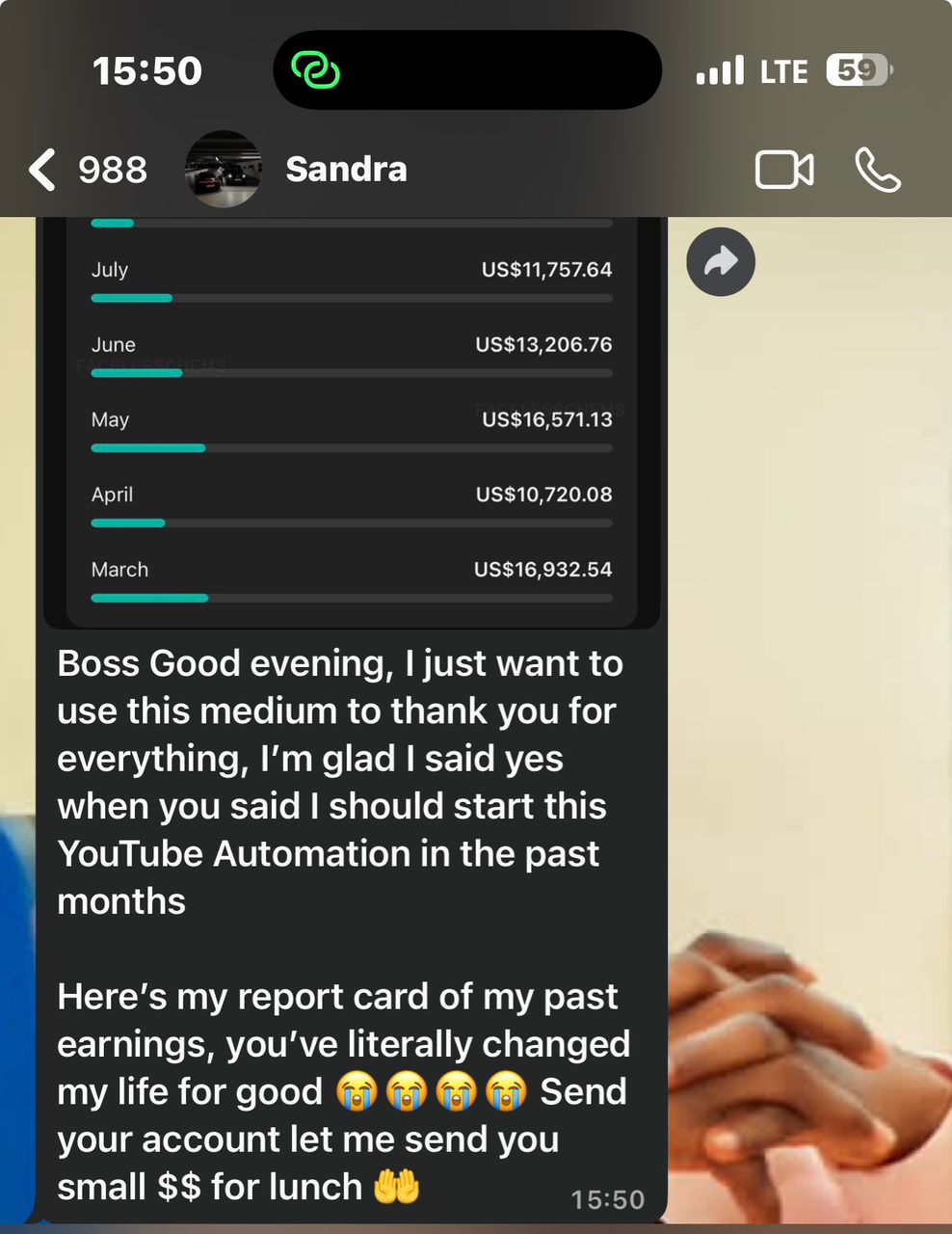 Payment Proof Screenshot